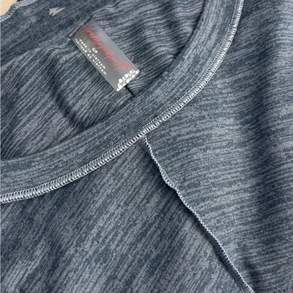 Free People FP Movement Right On Run Long Sleeve Shirt Black & Blue XSmall XS - Picture 12 of 15